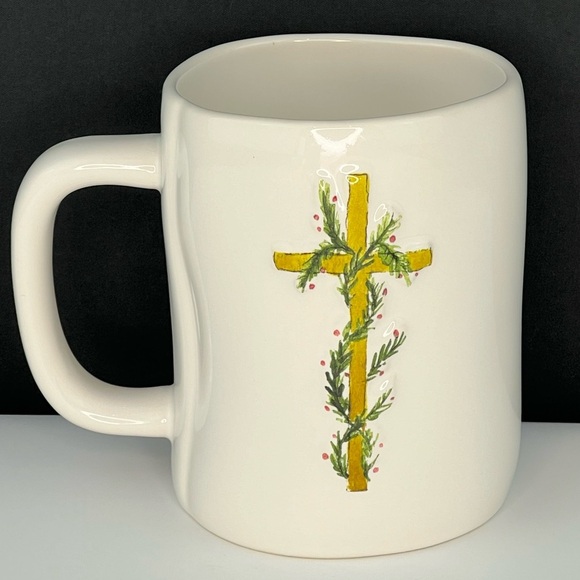 Rae Dunn - ‘Jesus Loves Me’ ceramic mug. NWT Firm! - Picture 3 of 3